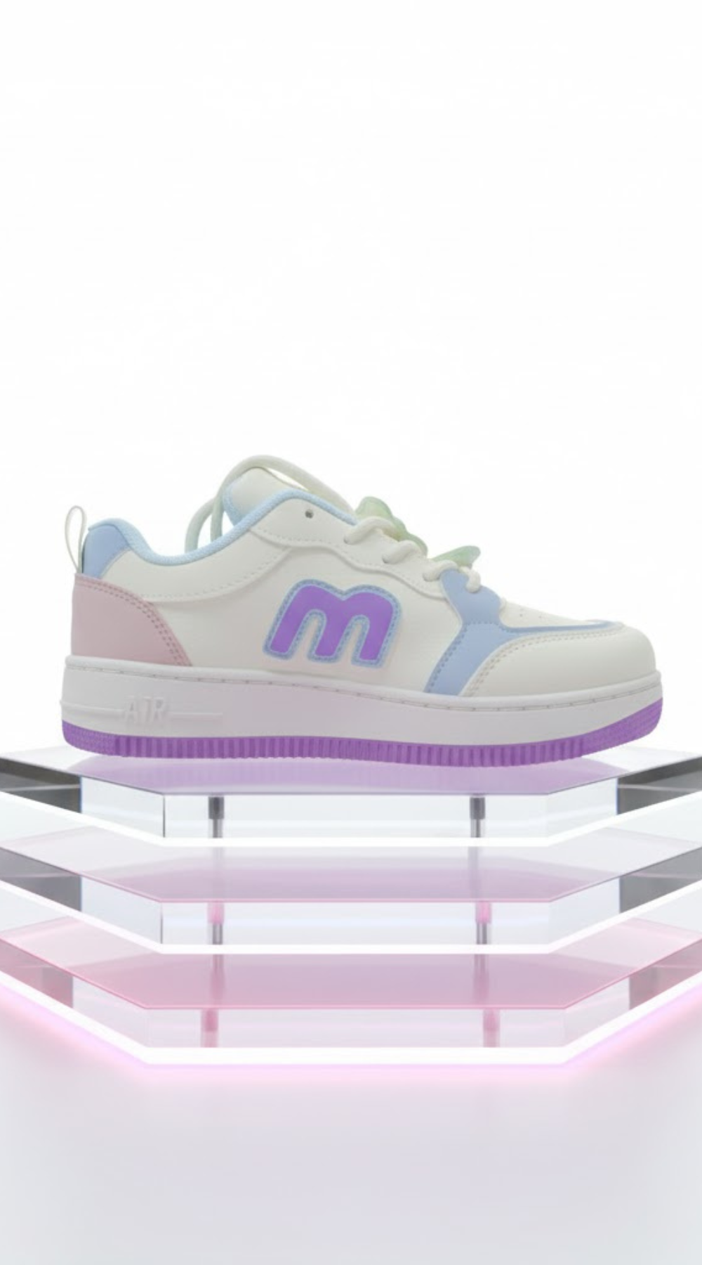 Trendy Pastel Kids Sneakers – Soft Comfort & Stylish Design