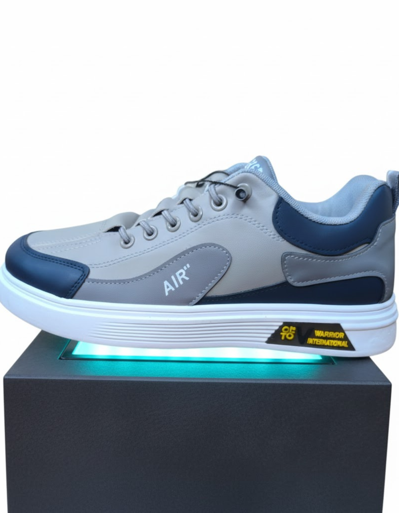 Men 'Casual Grey & Navy Top Sneaker